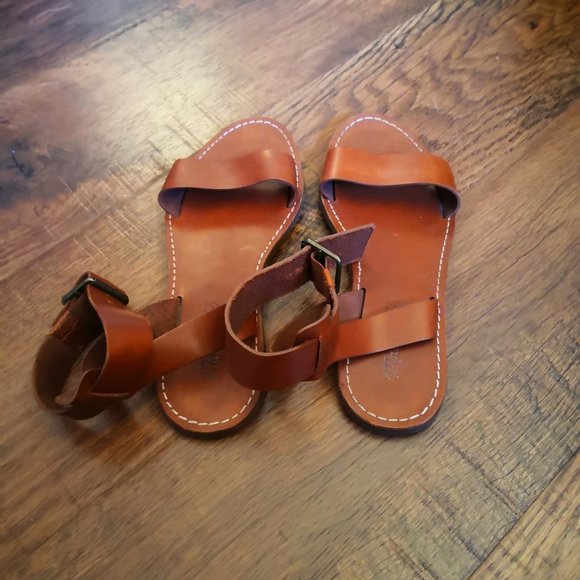 Madewell Brown Leather Sandals - Picture 4 of 4